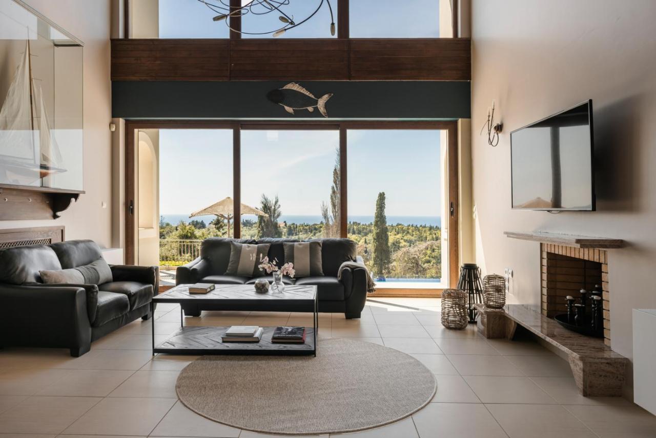 Luxury Villa Karmaniolos Fiskardo Kefalonia Extérieur photo